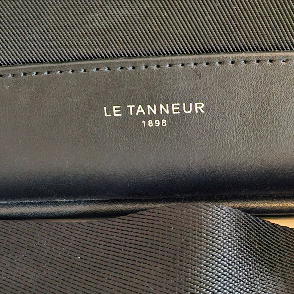 Le Tanneur Gaspard Black Small Crossbody Bag Nylon - Picture 7 of 8
